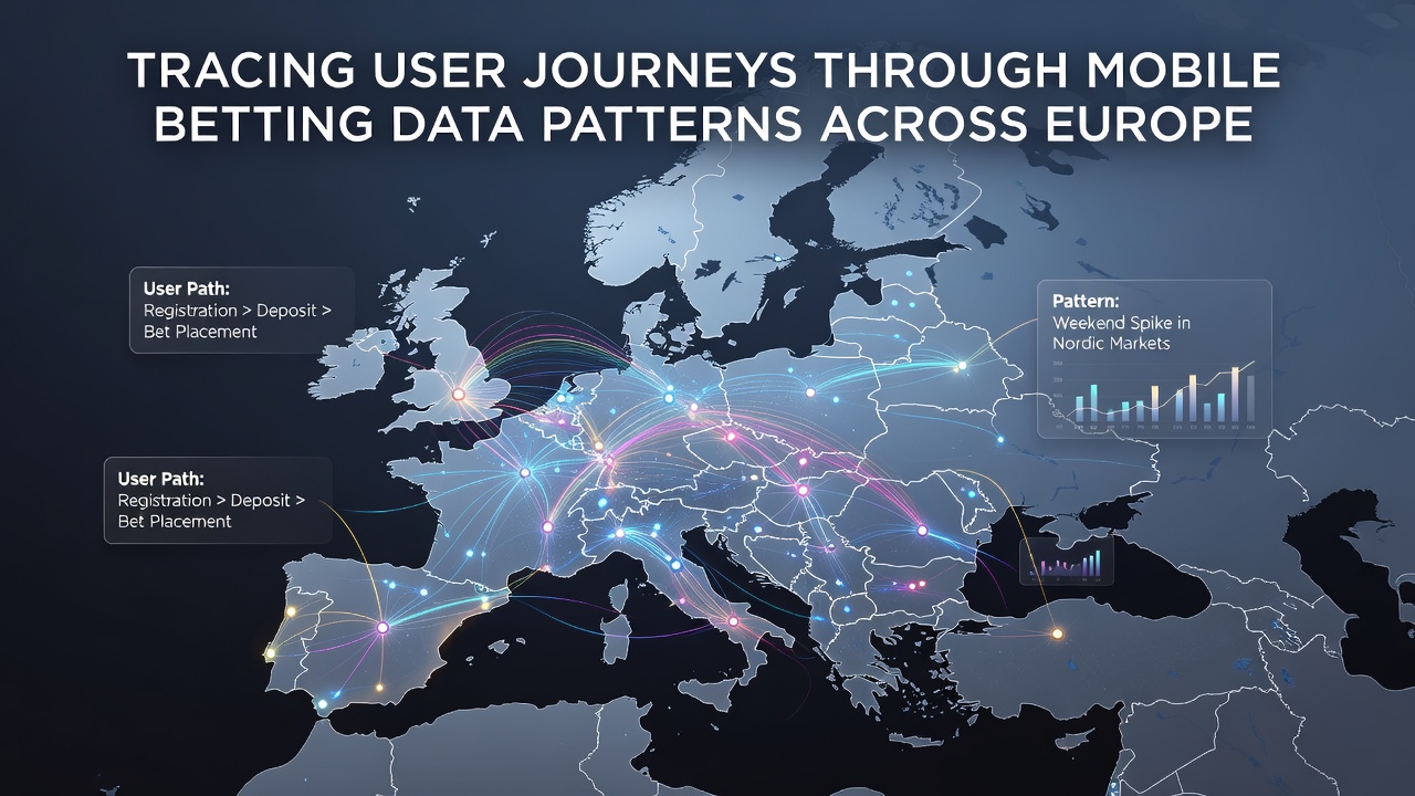 Tracing User Journeys Through Mobile Betting Data Patterns Across Europe